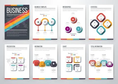 Modern infographic vector concept Stock Illustration