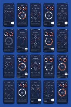 Modern infographic vector elements for business brochures. Use in website, co Stock Illustration