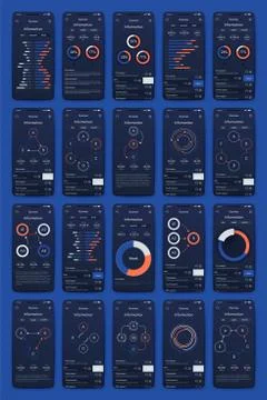 Modern infographic vector elements for business brochures. Use in website, co イラスト素材
