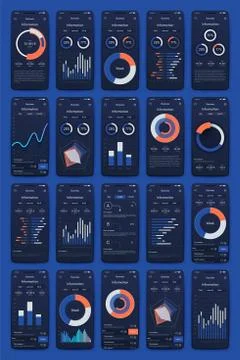 Modern infographic vector elements for business brochures. Use in website, co Stock Illustration