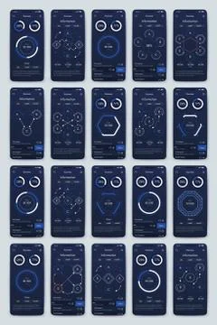 Modern infographic vector elements for business brochures. Use in website, co Stock Illustration