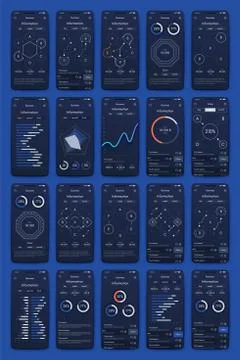 Modern infographic vector elements for business brochures. Use in website, co Illustrazione stock