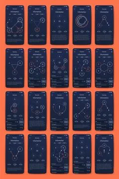 Modern infographic vector elements for business brochures. Use in website, co Stock Illustration