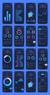 Modern infographic vector elements for business brochures. Use in website, co Stock Illustration