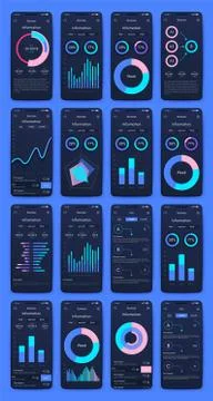 Modern infographic vector elements for business brochures. Use in website, co イラスト素材