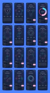 Modern infographic vector elements for business brochures. Use in website, co イラスト素材