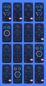 Modern infographic vector elements for business brochures. Use in website, co Stock Illustration