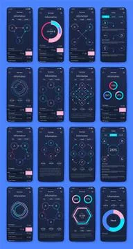 Modern infographic vector elements for business brochures. Use in website, co Stock Illustration
