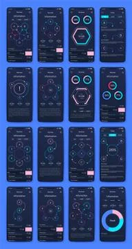 Modern infographic vector elements for business brochures. Use in website, co Stock Illustration