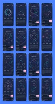 Modern infographic vector elements for business brochures. Use in website, co Illustrazione stock