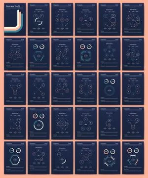 Modern infographic vector elements for business brochures. Use in website, co Stock Illustration