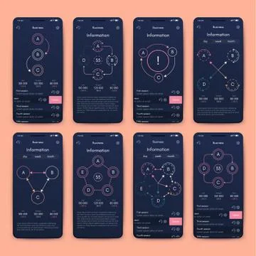 Modern infographic vector elements for business brochures. Use in website, co Stock Illustration