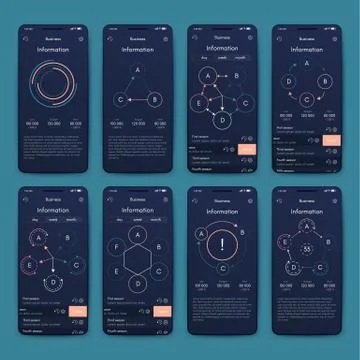 Modern infographic vector elements for business brochures. Use in website, co 스톡 일러스트