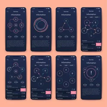 Modern infographic vector elements for business brochures. Use in website, co Stockillustratie