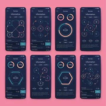 Modern infographic vector elements for business brochures. Use in website, co 스톡 일러스트