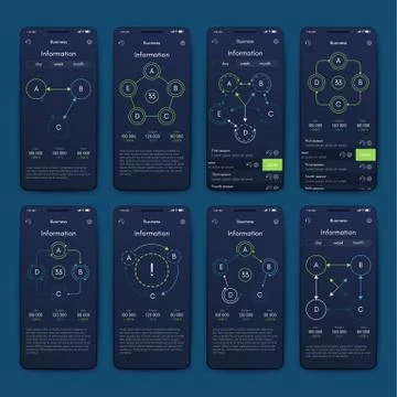 Modern infographic vector elements for business brochures. Use in website, co Stock Illustration