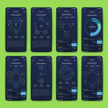 Modern infographic vector elements for business brochures. Use in website, co Stock Illustration