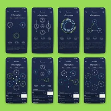 Modern infographic vector elements for business brochures. Use in website, co イラスト素材