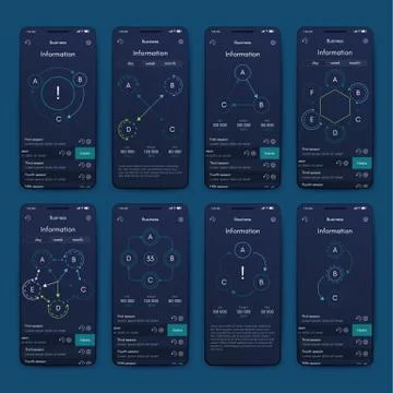 Modern infographic vector elements for business brochures. Use in website, co Stockillustratie