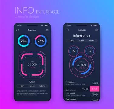 Modern infographic vector elements for business brochures. Use in website, co Stockillustratie