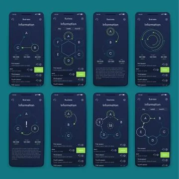 Modern infographic vector elements for business brochures. Use in website, co Stock Illustration