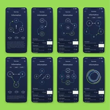 Modern infographic vector elements for business brochures. Use in website, co イラスト素材