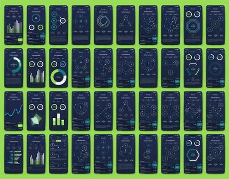 Modern infographic vector elements for business brochures. Use in website, co イラスト素材