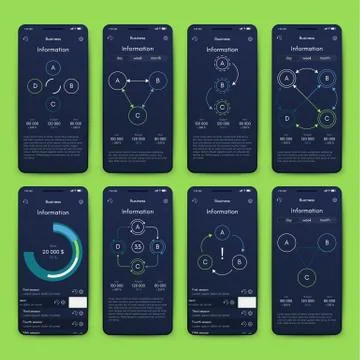 Modern infographic vector elements for business brochures. Use in website, co Stock Illustration