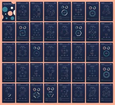 Modern infographic vector elements for business brochures. Use in website, co Illustrazione stock