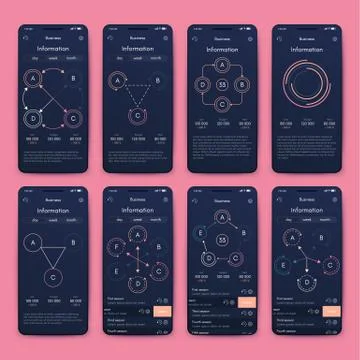 Modern infographic vector elements for business brochures. Use in website, co Stock Illustration