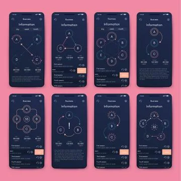 Modern infographic vector elements for business brochures. Use in website, co Stockillustratie