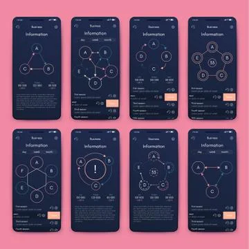 Modern infographic vector elements for business brochures. Use in website, co Stock Illustration