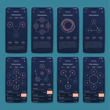 Modern infographic vector elements for business brochures. Use in website, co Stock Illustration