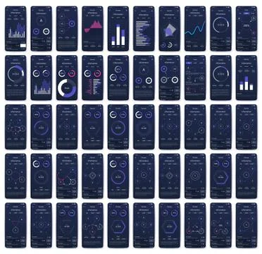 Modern infographic vector elements for business brochures. Use in website, co Stock Illustration