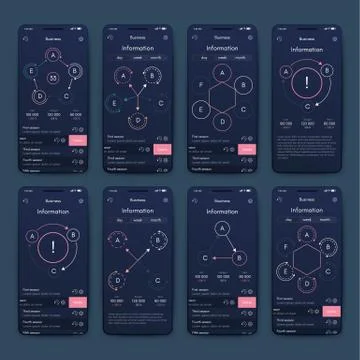 Modern infographic vector elements for business brochures. Use in website, co イラスト素材