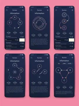 Modern infographic vector elements for business brochures. Use in website, co Stock Illustration