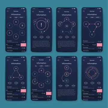 Modern infographic vector elements for business brochures. Use in website, co Stock Illustration