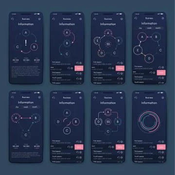 Modern infographic vector elements for business brochures. Use in website, co 스톡 일러스트