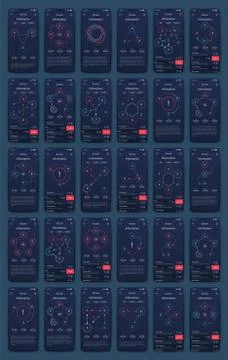 Modern infographic vector elements for business brochures. Use in website, co Stock Illustration