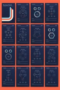 Modern infographic vector elements for business brochures. Use in website, co Stock Illustration