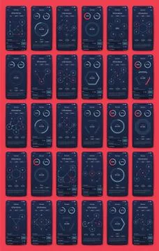 Modern infographic vector elements for business brochures. Use in website, co Stock Illustration