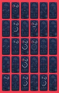 Modern infographic vector elements for business brochures. Use in website, co Illustrazione stock