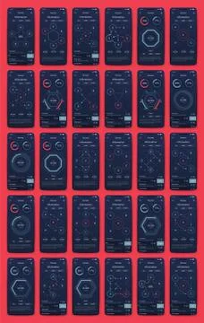 Modern infographic vector elements for business brochures. Use in website, co Illustrazione stock