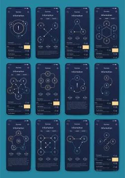 Modern infographic vector elements for business brochures. Use in website, co Illustrazione stock