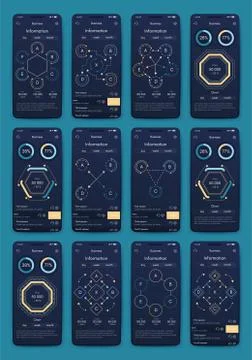 Modern infographic vector elements for business brochures. Use in website, co 스톡 일러스트