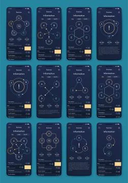 Modern infographic vector elements for business brochures. Use in website, co Stock Illustration