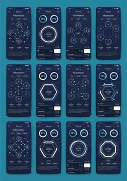 Modern infographic vector elements for business brochures. Use in website, co Stock Illustration