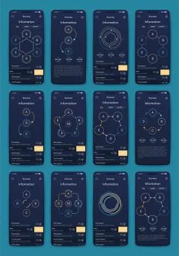 Modern infographic vector elements for business brochures. Use in website, co 스톡 일러스트