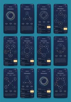 Modern infographic vector elements for business brochures. Use in website, co Illustrazione stock