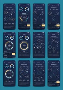 Modern infographic vector elements for business brochures. Use in website, co 스톡 일러스트